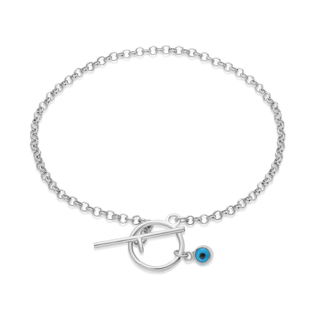 Blaue Augen Curly Armband